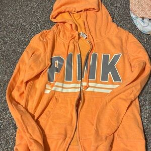 Pink Victoria’s Secret zip jacket
